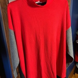 Calvin Klein Hi-Low Hem Blouse